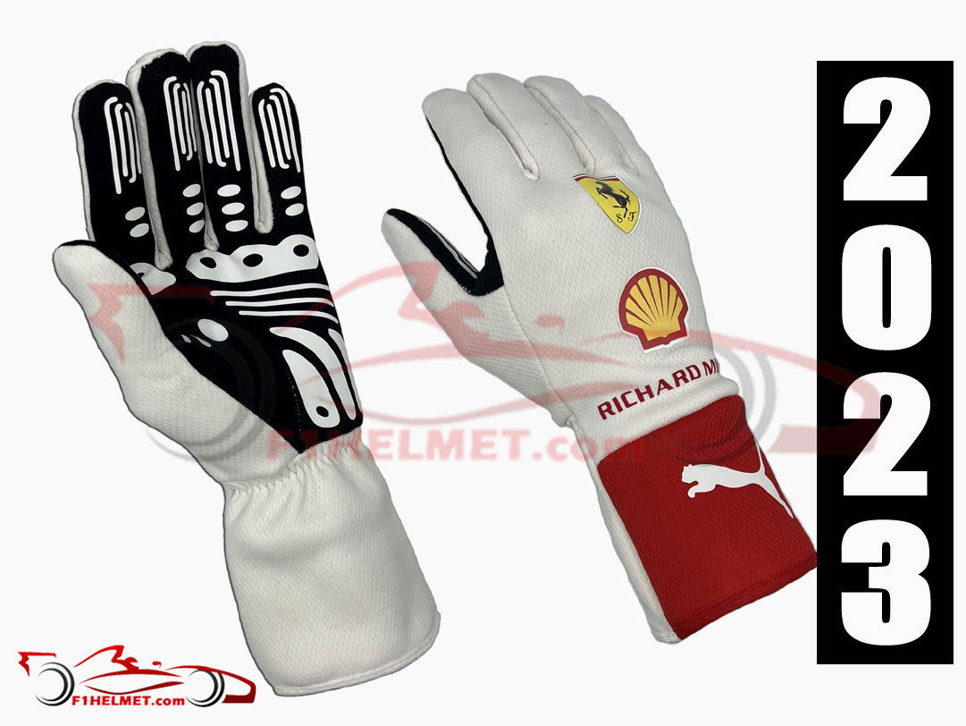 Charles Leclerc 2023 MONACO Racing Gloves / Ferrari F1