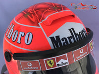 Michael Schumacher 2004 Monza GP Helmet / Ferrari F1