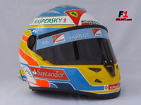 Fernando Alonso 2014 Replica Helmet / Ferrari F1 - www.F1Helmet.com