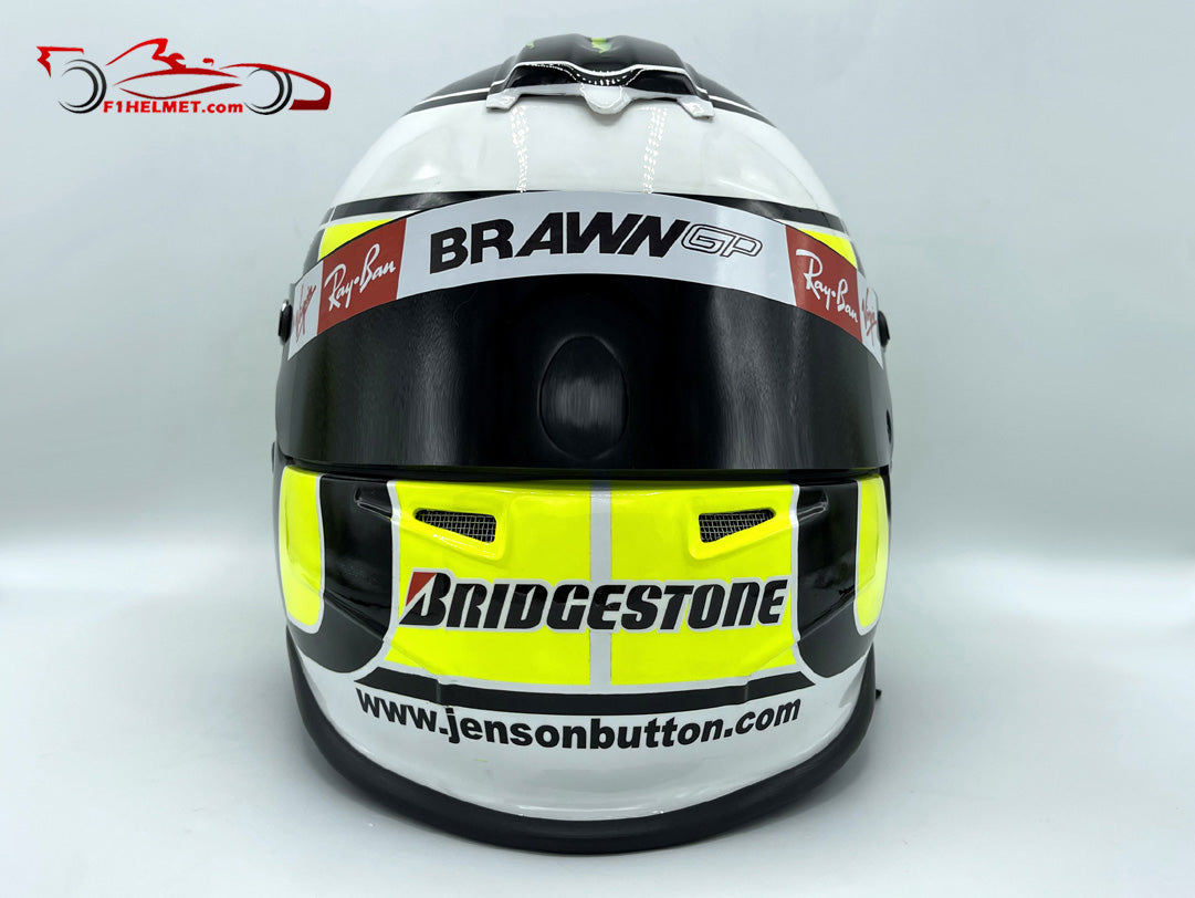 Jenson button sale brawn helmet