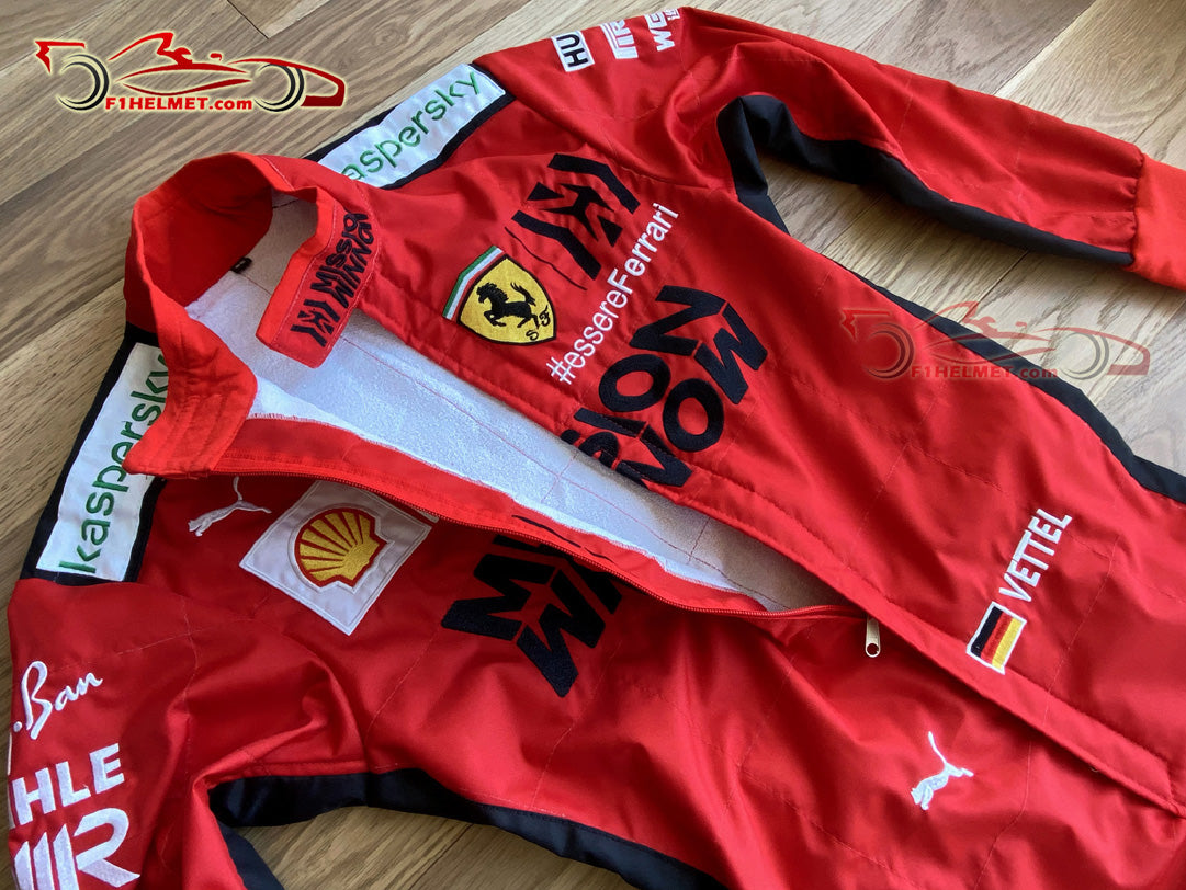 Scuderia Ferrari Mission Winnow F1 Team 2019 tuta da gara del pilota  Sebastian Vettel - Wannenes Art Auctions - Milan Genoa Rome Montecarlo