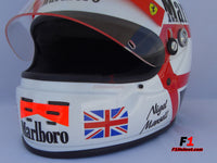 Nigel Mansell 1990 Replica Helmet / Ferrari F1 - www.F1Helmet.com