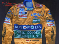 Michael Schumacher 1992 Replica racing suit / Benetton F1 - www.F1Helmet.com