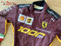 Leclerc 2020 Ferrari 1000 GP Replica racing suit / Ferrari F1
