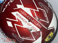 Charles Leclerc 2024 MONACO GP Replica Helmet / Ferrari F1