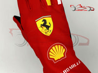 Charles Leclerc 2024 Racing Gloves / Ferrari F1