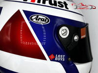 Jos Verstappen 2001 Replica Helmet / Orange Arrows F1
