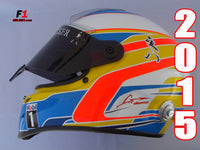 Fernando Alonso 2015 Replica Helmet / Ferrari F1 - www.F1Helmet.com