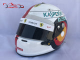 Sebastian Vettel 2018 Hockenheim GP Helmet / Ferrari F1 - www.F1Helmet.com