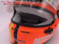 Sebastian Vettel 2019 Tribute to Niki Lauda Helmet / Ferrari F1 - www.F1Helmet.com