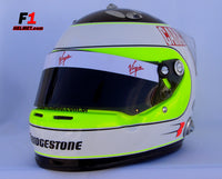 Rubens Barrichello 2009 Replica Helmet / Brawn F1 - www.F1Helmet.com