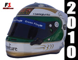 Rubens Barrichello 2010 Helmet 300 Grand Prix / Brawn F1 - www.F1Helmet.com