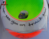 Rubens Barrichello 2009 Massa TRIBUTE Helmet / Brawn F1 - www.F1Helmet.com