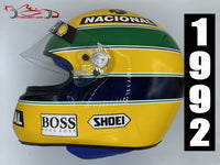 Ayrton Senna 1992 Replica Helmet / Mc Laren F1