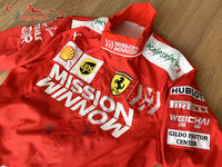 Leclerc 2019 Mission Winnow Replica racing suit / Ferrari F1 - www.F1Helmet.com