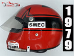 Gilles Villeneuve 1979 replica helmet / Ferrari F1