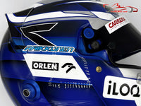 Kimi Raikkonen 2021 Abu Dahbi "Last Race" Helmet / Alfa Romeo F1