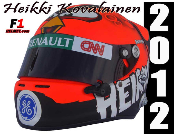 Heikki Kovalainen 2012 Replica Helmet / Caterham F1 - www.F1Helmet.com