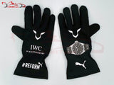 Lewis Hamilton 2020 Black Replica racing gloves / Mercedes Benz F1