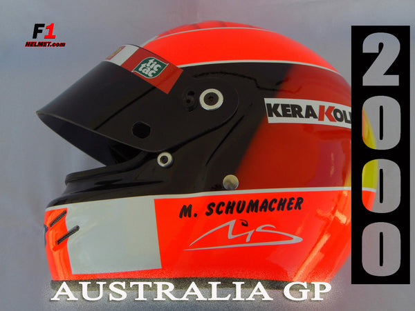 Michael Schumacher 2000 Australia GP / Ferrari F1 - www.F1Helmet.com
