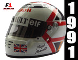 Nigel Mansell 1991 Replica Helmet / Williams F1 - www.F1Helmet.com