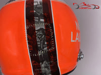Sebastian Vettel 2019 Tribute to Niki Lauda Helmet / Ferrari F1 - www.F1Helmet.com