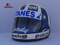 Didier Pironi 1980 replica Helmet / Mc Ligier F1 - www.F1Helmet.com