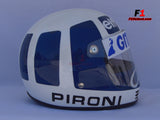 Didier Pironi 1980 replica Helmet / Mc Ligier F1 - www.F1Helmet.com