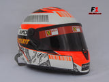 Kimi Raikkonen 2008 MONACO GP Helmet / Ferrari F1 - www.F1Helmet.com