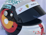 Sebastian Vettel 2018 Hockenheim GP Helmet / Ferrari F1 - www.F1Helmet.com