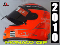 Michael Schumacher 2010 Monaco GP / Mercedes Benz F1 - www.F1Helmet.com
