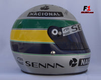 Ayrton Senna Platinum Edition Helmet / 10 Years - www.F1Helmet.com