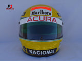 Ayrton Senna 1990 Replica RHEOS Helmet / Mc Laren F1 - www.F1Helmet.com