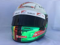 Sebastian Vettel 2016 HOCKENHEIM Helmet / Ferrari F1 - www.F1Helmet.com