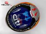 Fernando Alonso 2021 USA GP Helmet / Alpine F1
