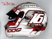 Charles Leclerc 2020 Tuscan GP Ferrari 1000GP Helmet / F1