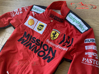 Leclerc 2020 Mission Winnow Replica racing suit / Ferrari F1